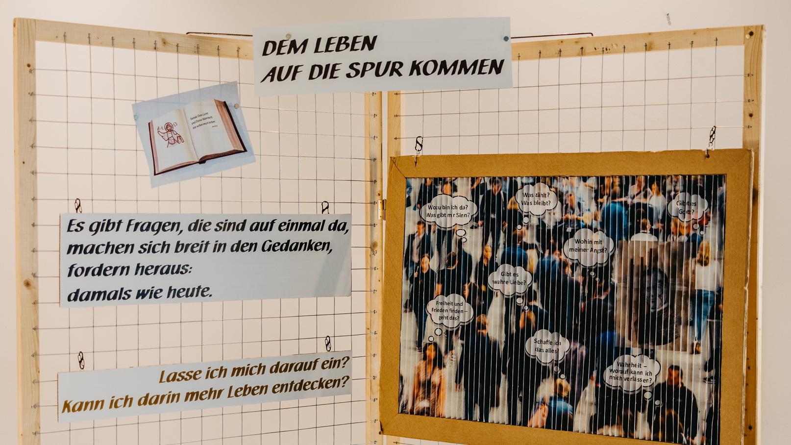 Station der Ausstellung Haltung heute