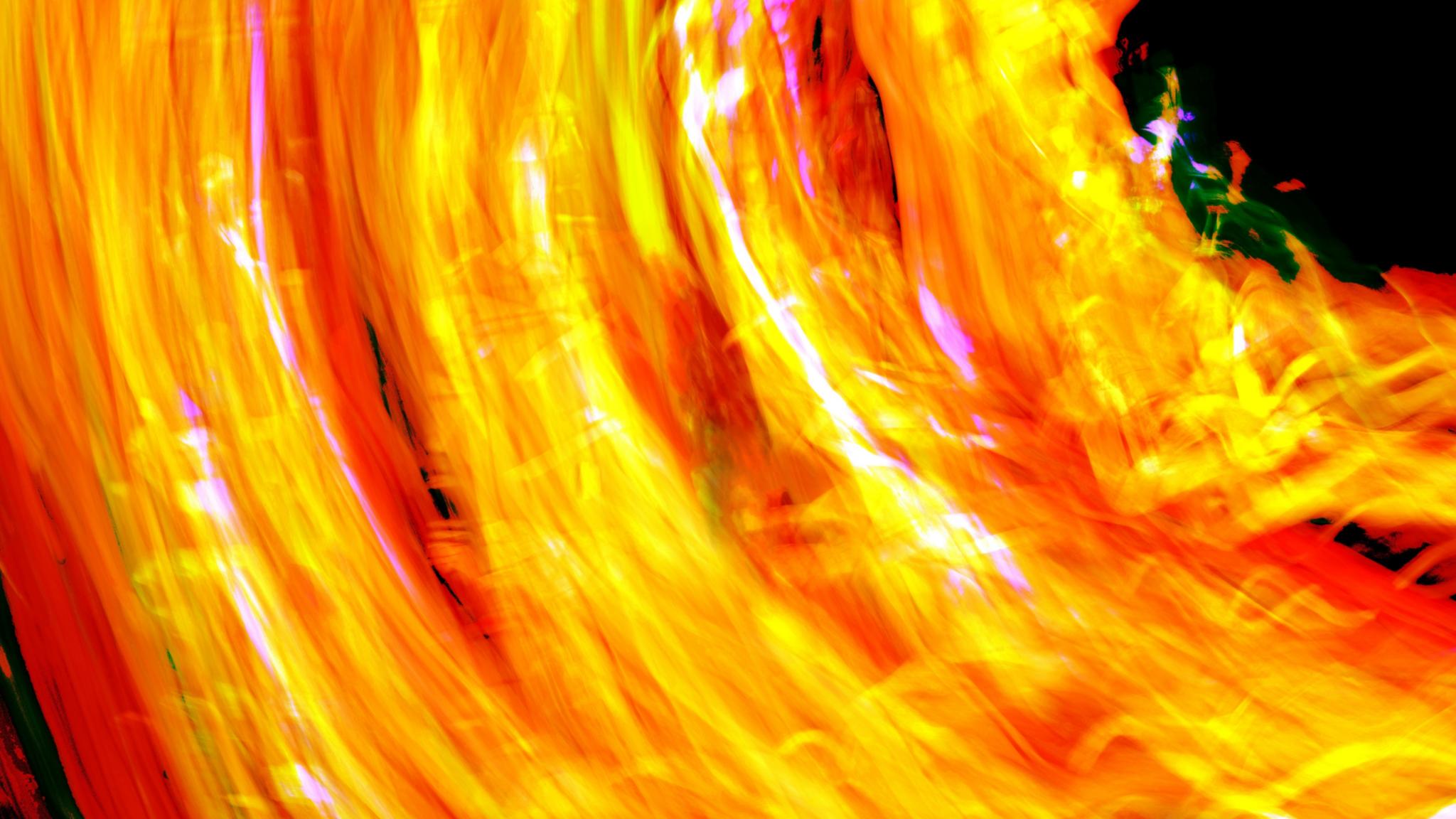 Ein Bilder voller Flammen