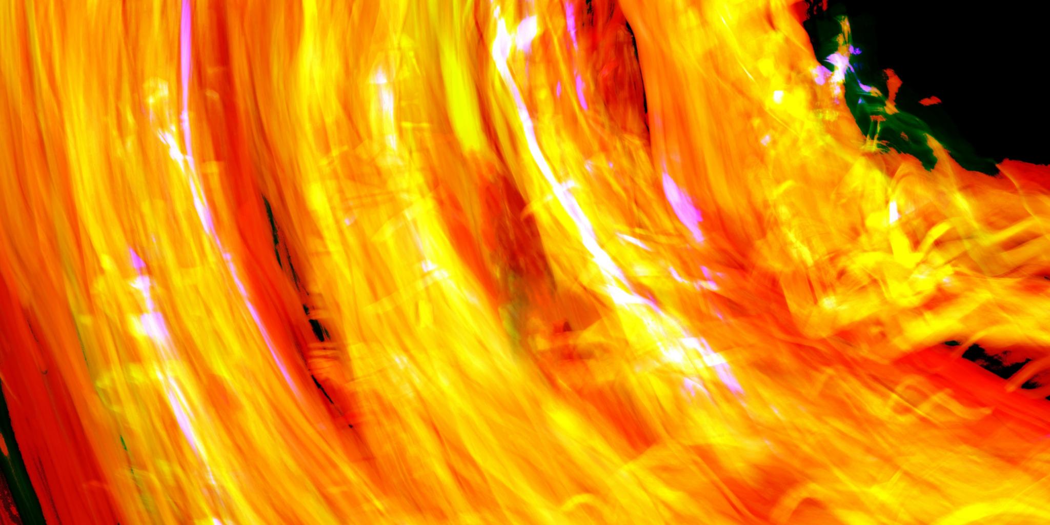 Ein Bilder voller Flammen