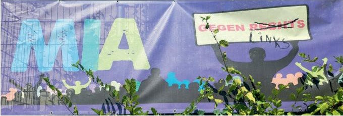 Banner Mia gegen Rechts