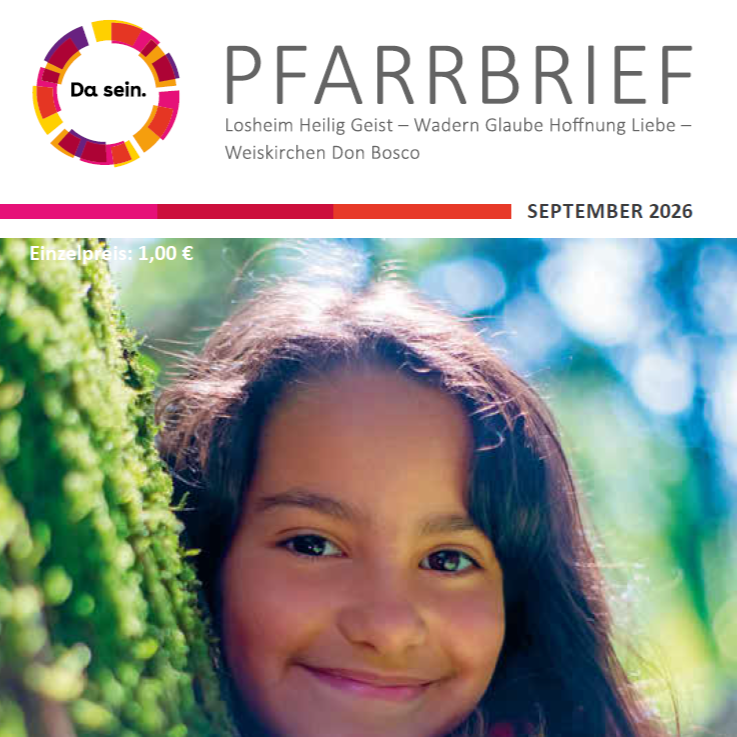 Deckblatt Pfarrbrief September 26 (c) Pastoraler Raum Wadern Deckblatt Pfarrbrief September 26