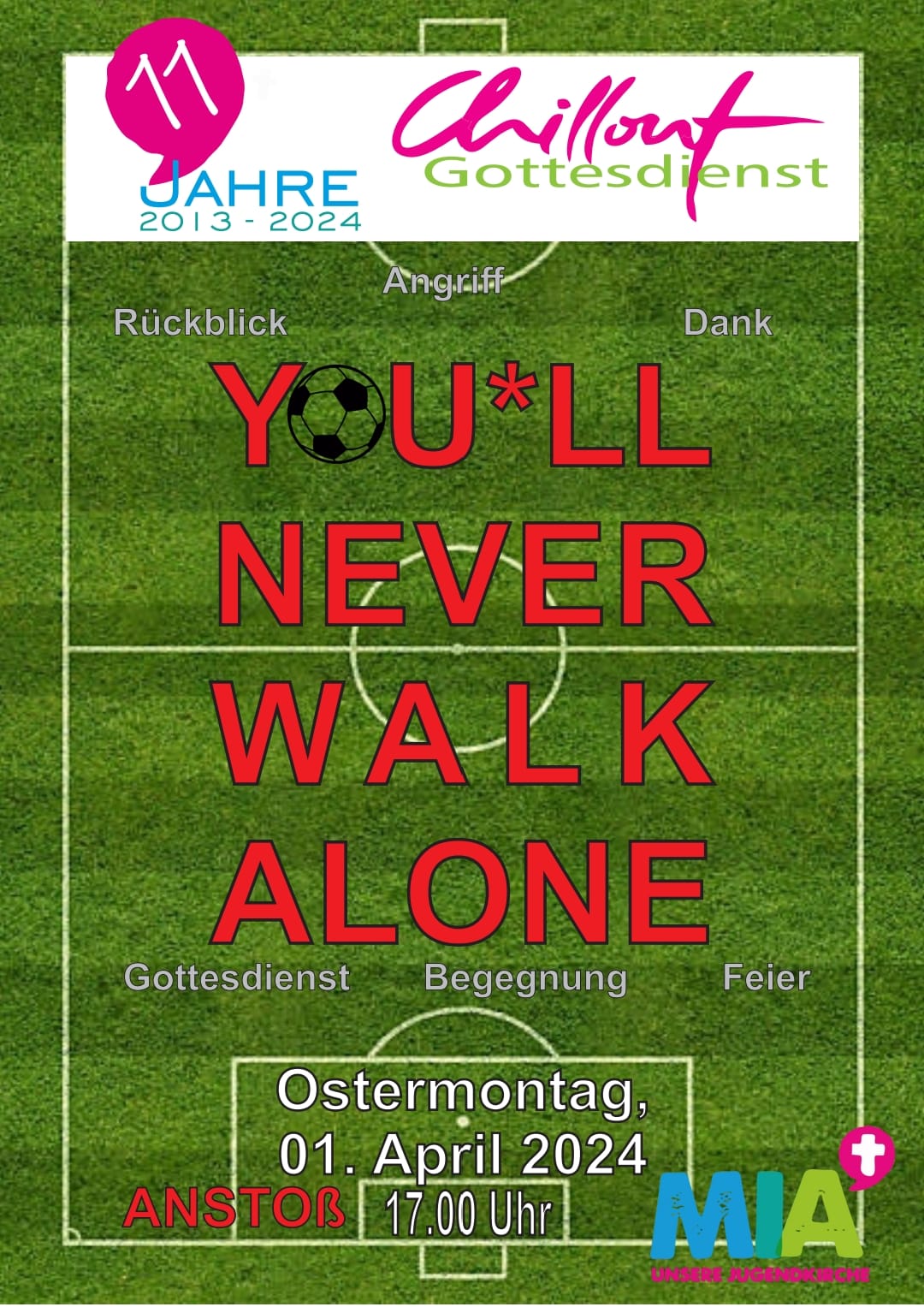 Plakat 11 Geburtstag Mia