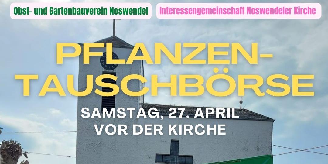 Plakat Pflanztauschbörse 27.04.24