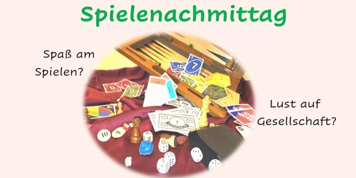 Plakat zu einem Spielenachmittag am 26.01.25 in Wadern