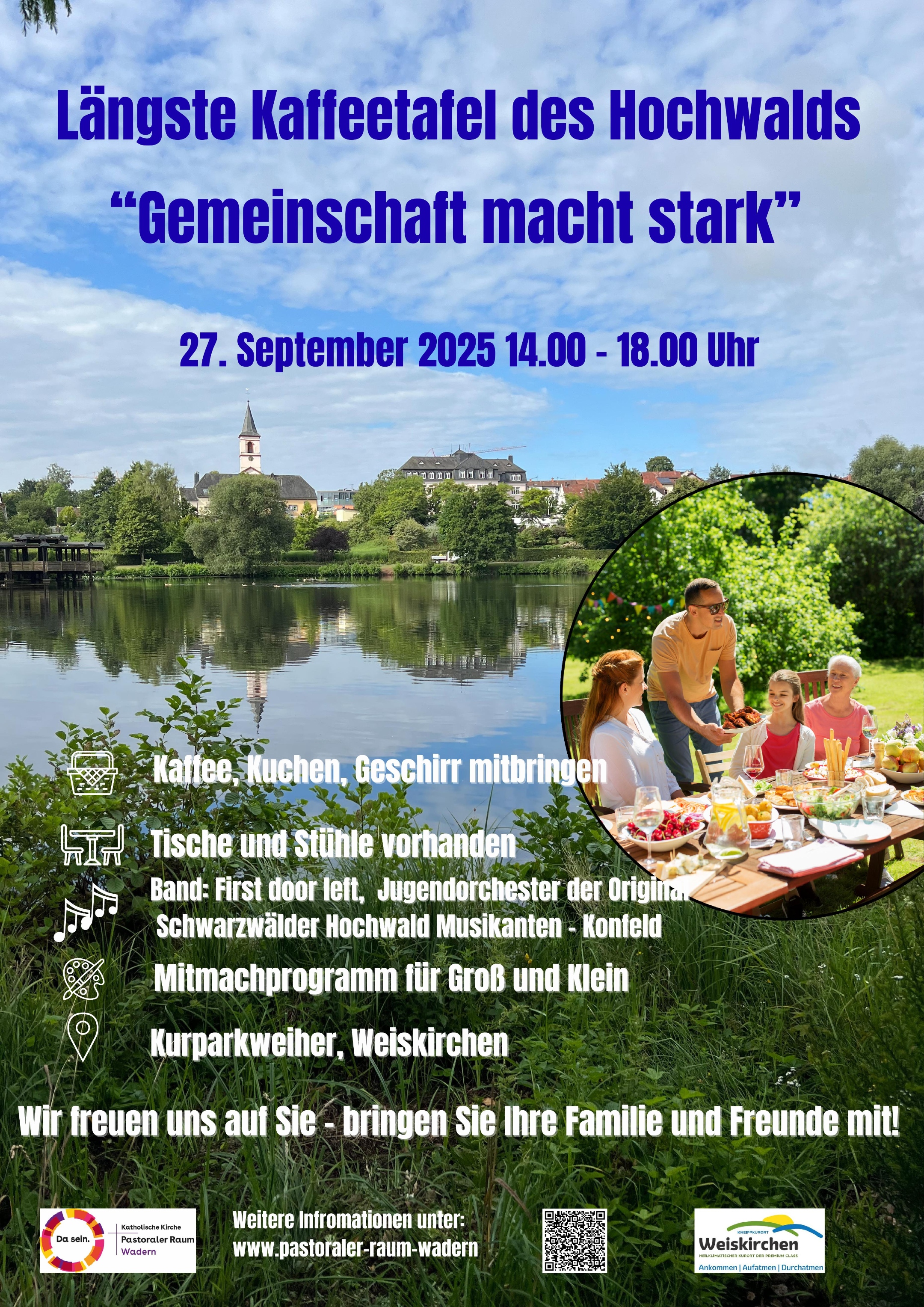 Plakat längste Kaffeetafel im Hochwald 25