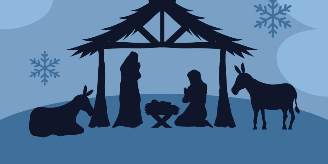 Plakat zur Krippenausstellung am 14.12.25 in Niederlosheim