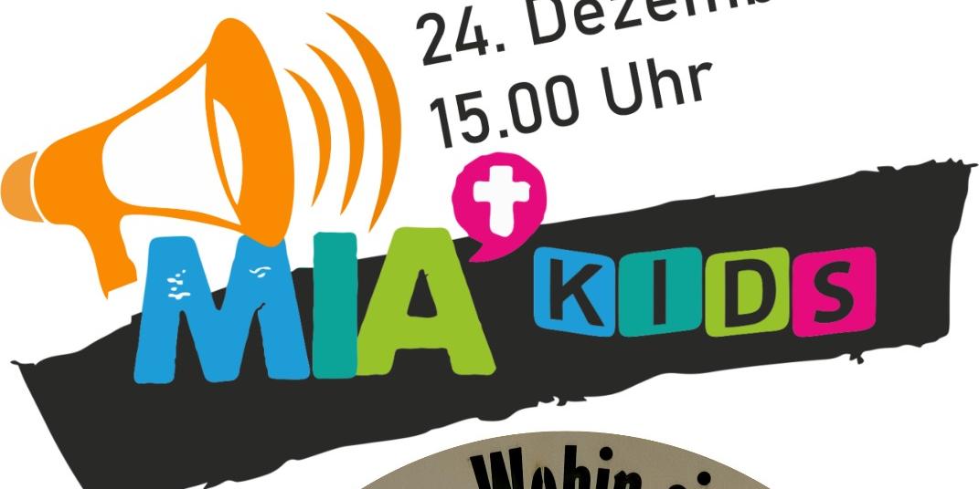 Plakat zur Kinderkrippenfeier 25 in Mia
