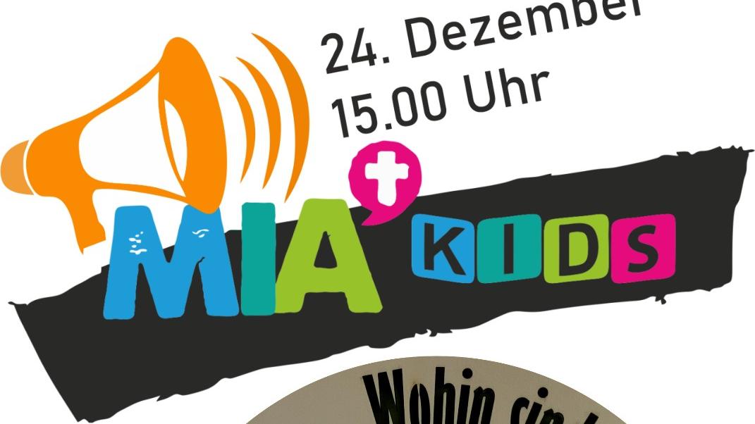 Plakat zur Kinderkrippenfeier 25 in Mia