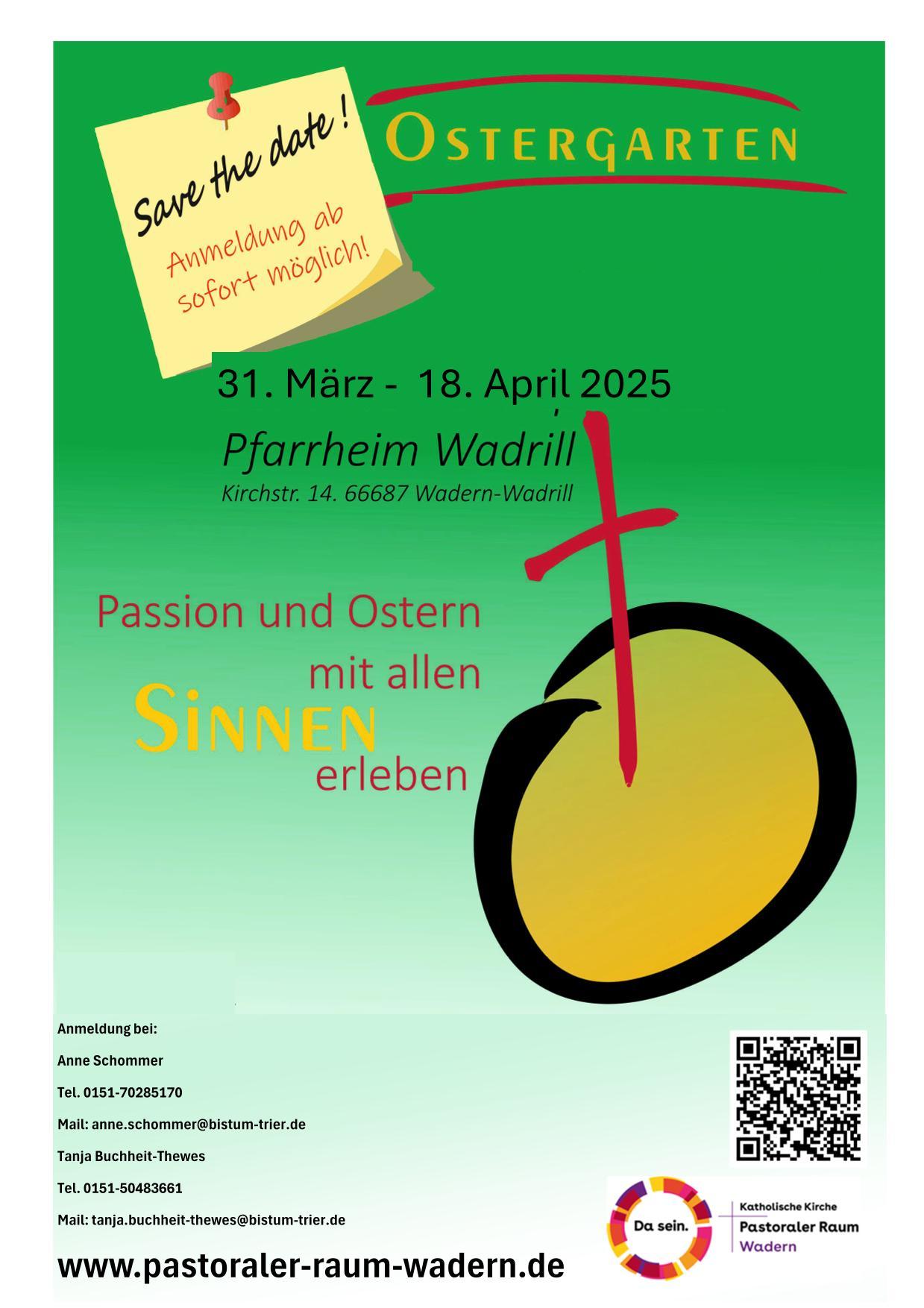 Plakat Ostergarten Wadril 25