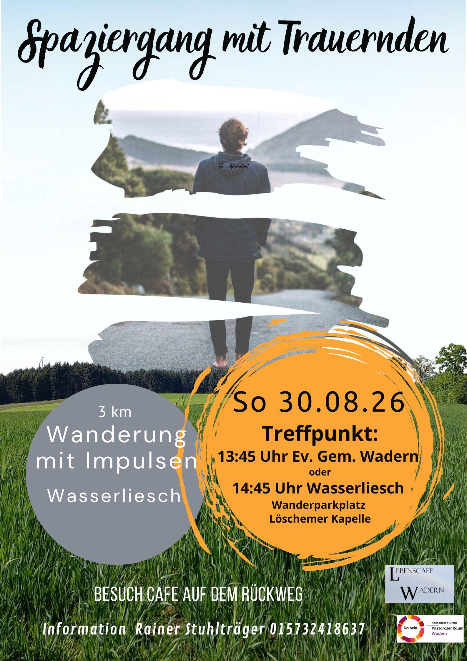 Plakat Spaziergang Trauernde 26