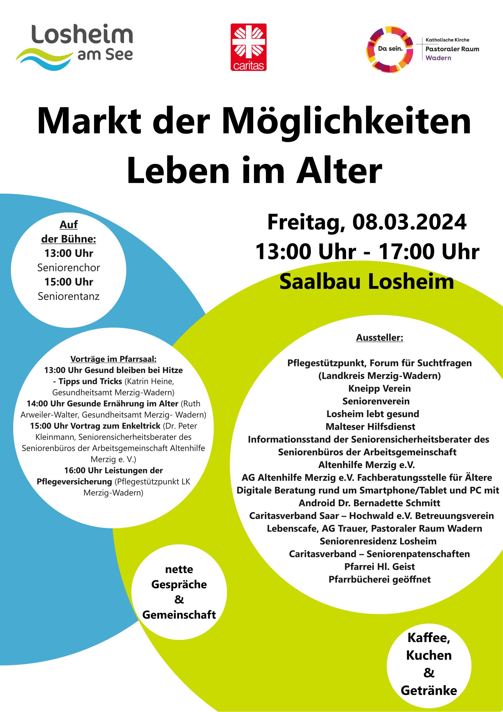 Plakat Markt der Möglichkeiten 8.03.24