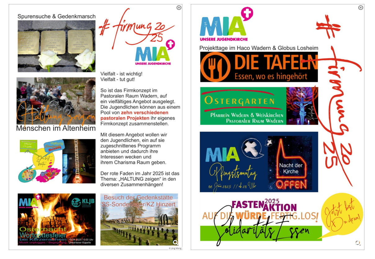 Projekte der Firmung 25