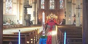 Besinnungsweg in der Herz-Jesu Kirche in Nunkirchen