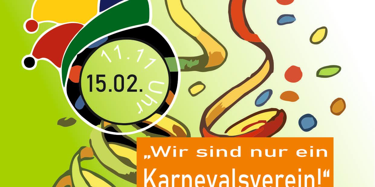 Plakat zum Karnevalsgottesdienst in der Mias am 15.02.26