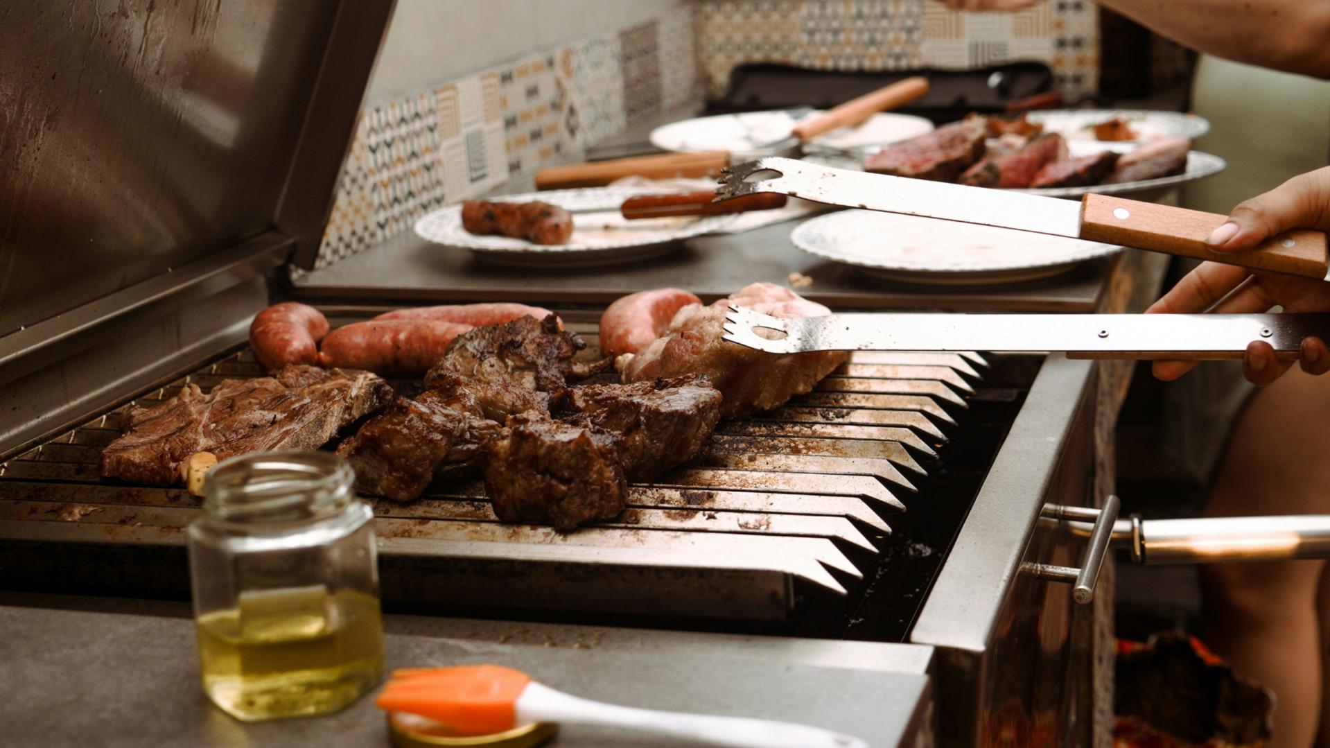 Gemeinsames Grillen