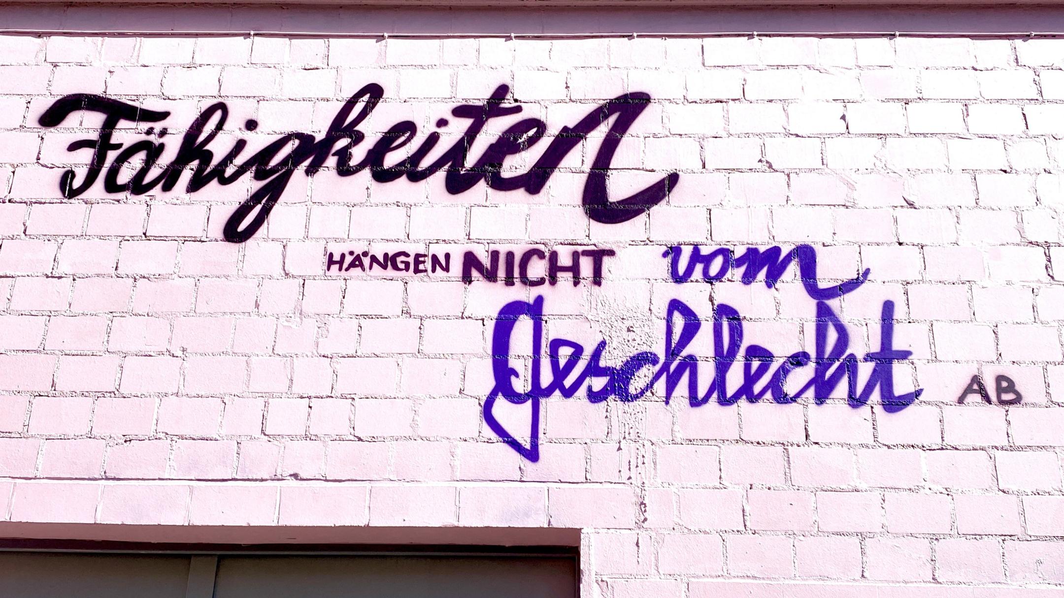 Graffiti Fähigkeiten hängen nicht vom Geschlecht ab