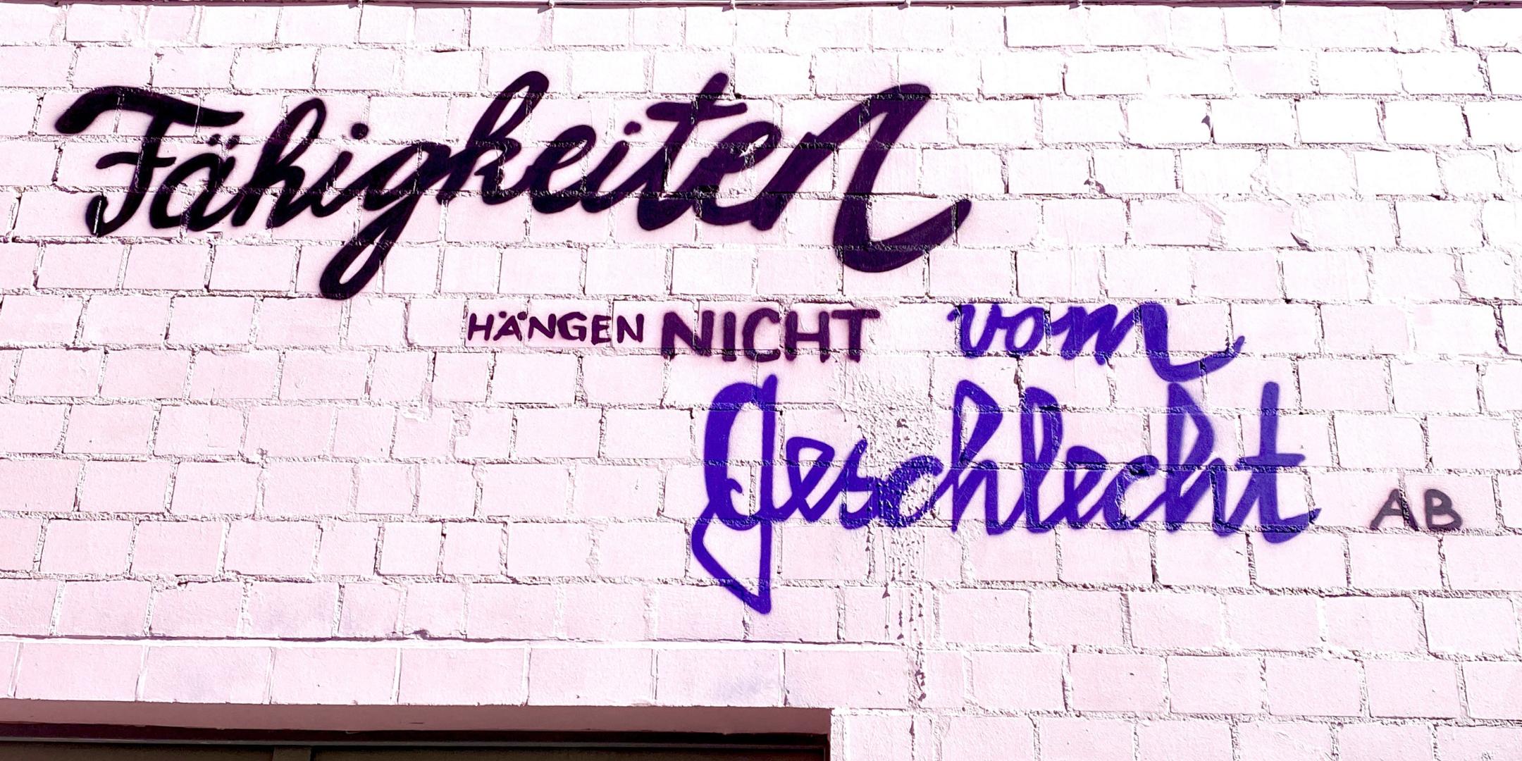 Graffiti Fähigkeiten hängen nicht vom Geschlecht ab