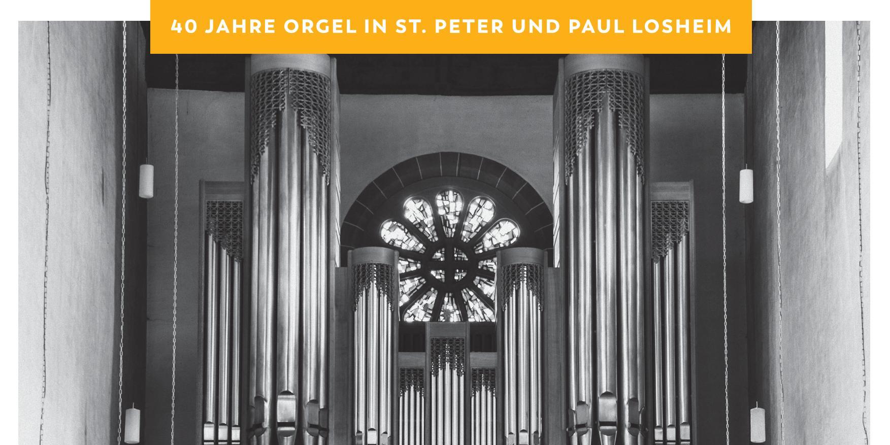 Plakat zum Orgelkonzert Losheim 6.April 25