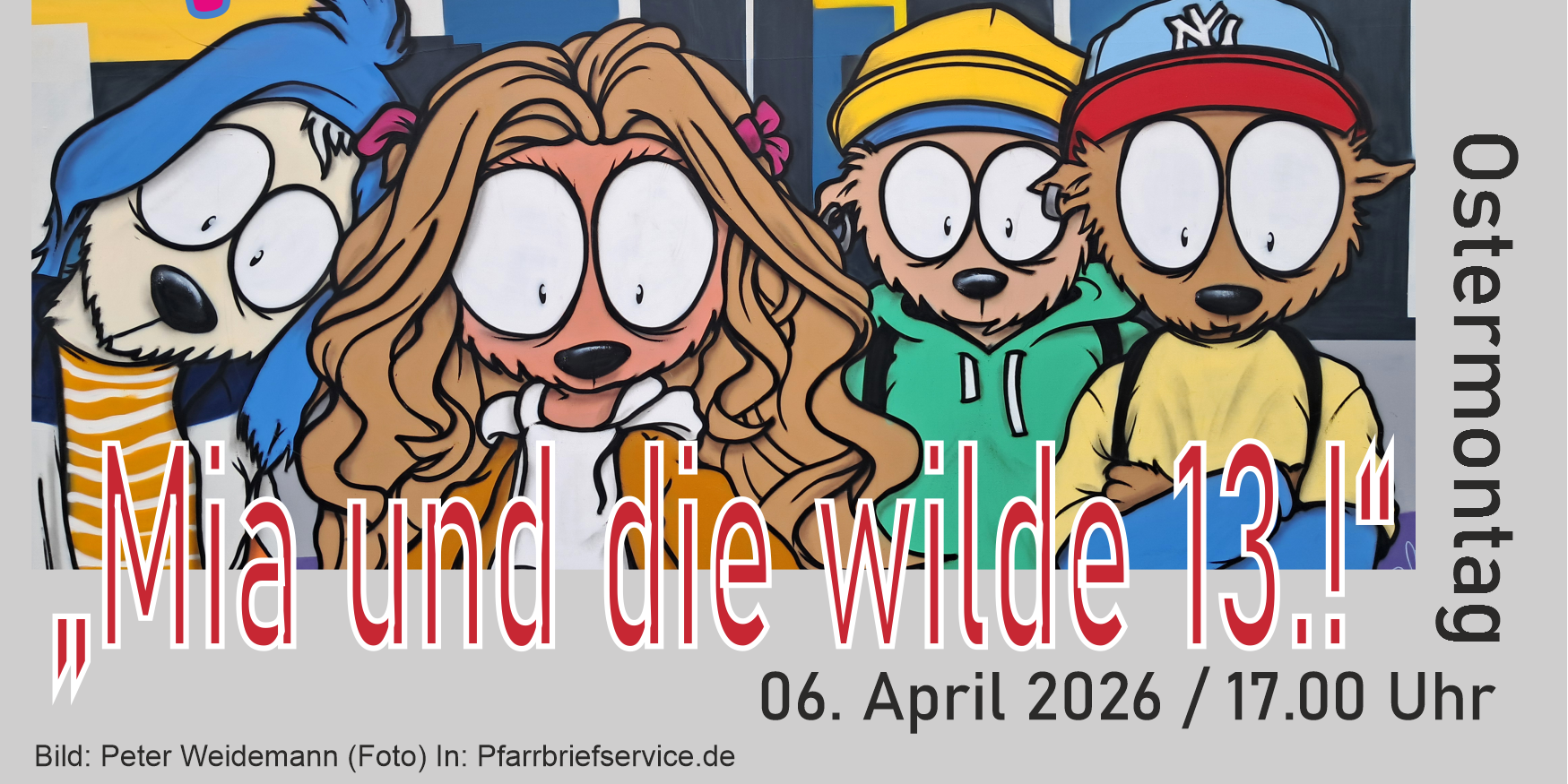 Plakat Mia 13. Geburtstagsfeier