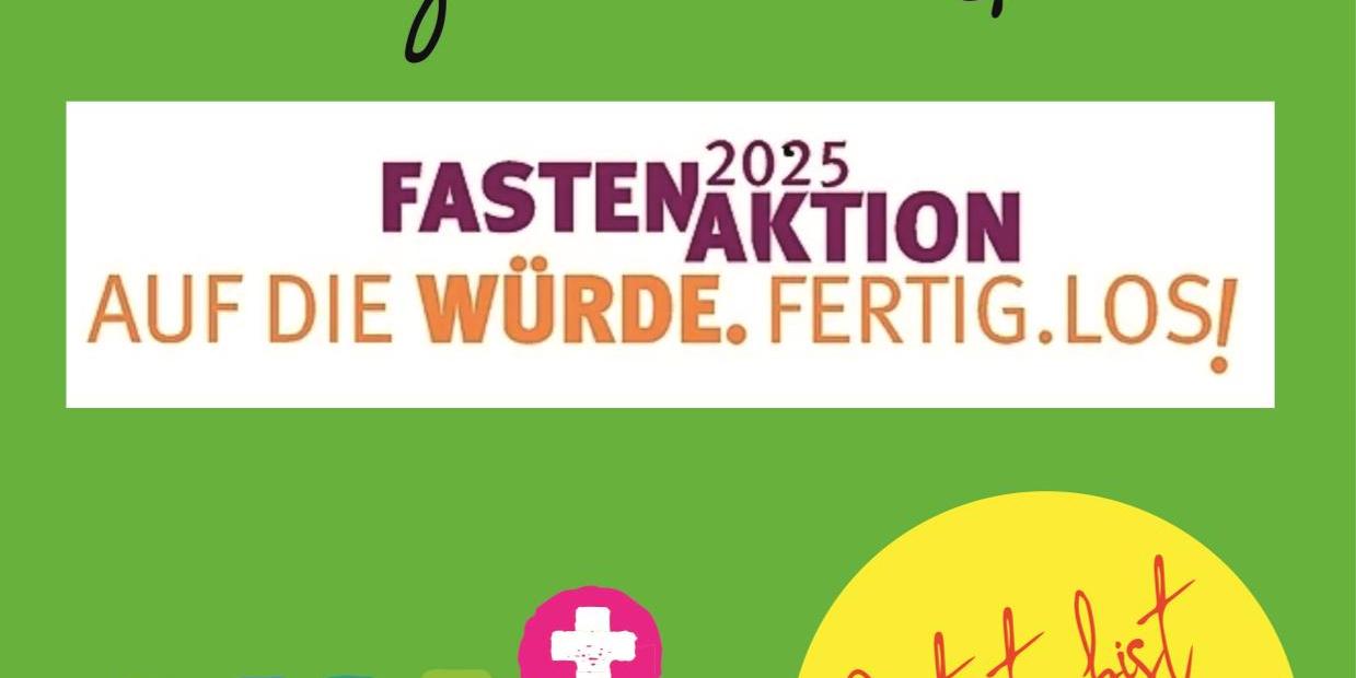 Plakat zum Gottesdienst mit Solidaritätsessen in die Mia am 6.04.25
