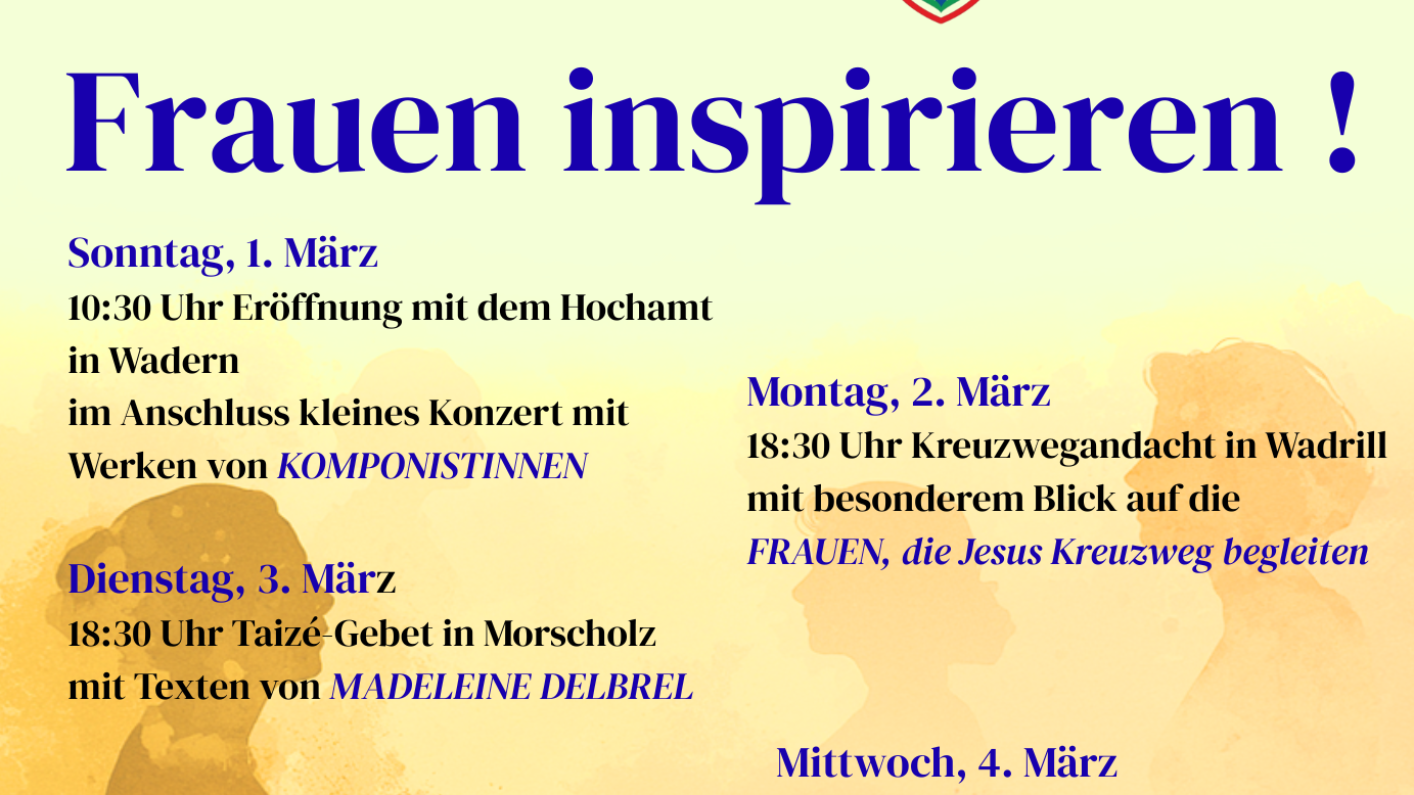 Gebetswoche 26 Frauen inspirieren